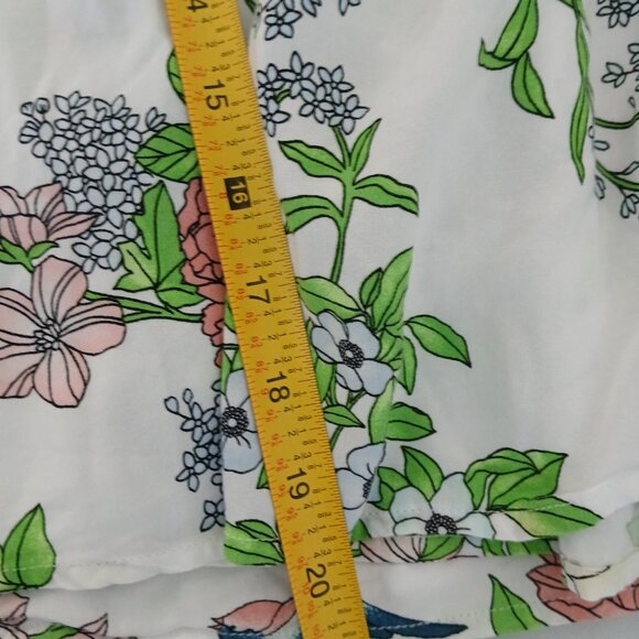 Torrid Babydoll Halter Tank Top Square Neck Challis Floral Print Multicolor- 2X - Picture 7 of 10